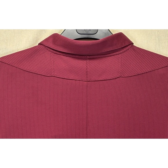 Starter Texas A&M Aggies Polo Shirt Mens XL Maroon Short Sleeve Textured Logo - Picture 12 of 16